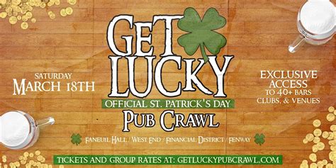 get lucky pub crawl boston